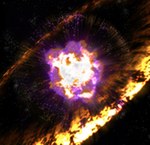 Supernova cosmic ray illustration (SLAC)