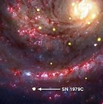 SN 1979c location in M100 (NASA)