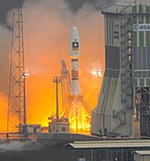 Soyuz launch of Galileo IOV1 from Kourou (ESA)