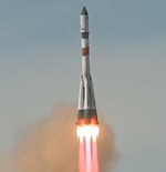 Soyuz launch of Progress MS-20 (NASA TV)