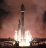 Soyuz launch of Amos 2 satellite (Arianespace)