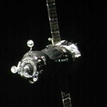 Soyuz TMA-08M arrival at ISS (NASA)