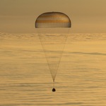 Soyuz TMA-14M before landing (NASA)