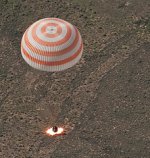 Soyuz TMA-17 landing (NASA)
