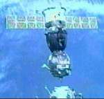 Soyuz TMA-6 docks with ISS (NASA)