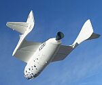 SpaceShipOne on 7th glide flight (Scaled Composites)