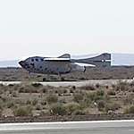SpaceShipOne landing on June 21 2004 (J. Foust)