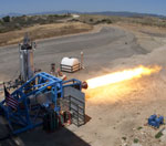 SpaceShipTwo rocket motor test (Virgin Galactic)
