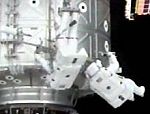 STS-100 EVA by Hadfield and Parazynski (NASA)