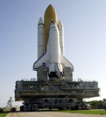 STS-104 rollout (NASA/KSC)