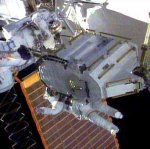 STS-105 EVA #1 (NASA)