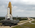 STS-107: rollout to pad 39A (NASA/KSC)