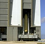 STS-109 rollout attempt (NASA/KSC)