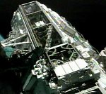 STS-110 image of railcar on ISS (NASA)