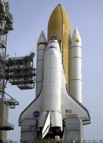 STS-111 rollout of Endeavour (NASA/KSC)