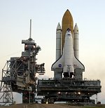 STS-113 rollout (NASA/KSC)