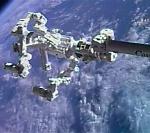 STS-123: Dextre moved to Destiny (NASA)