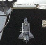STS-131: shuttle after undocking (NASA)