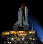 STS-133: second rollout (NASA)