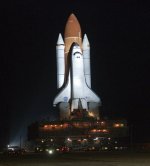 STS-134: rollout (NASA/KSC)