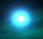 Supernova explosion illustration