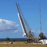 Super Strypi on rail launcher (US Air Force)