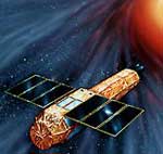 Suzaku spacecraft illustration (JAXA)