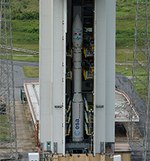 Vega rocket before second launch (Arianespace)