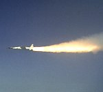 X-43A launch on second flight (NASA/DFRC)