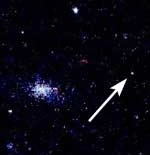 Hubble image of young galaxy (STScI)